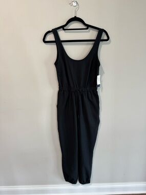 NWT Abercrombie & Fitch Black Scoop-Neck Jumpsuit